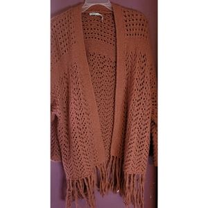 Kimchi Blue fringe cardigan